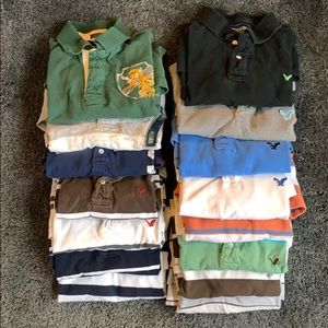 15! American Eagle polo shirts in various colors!